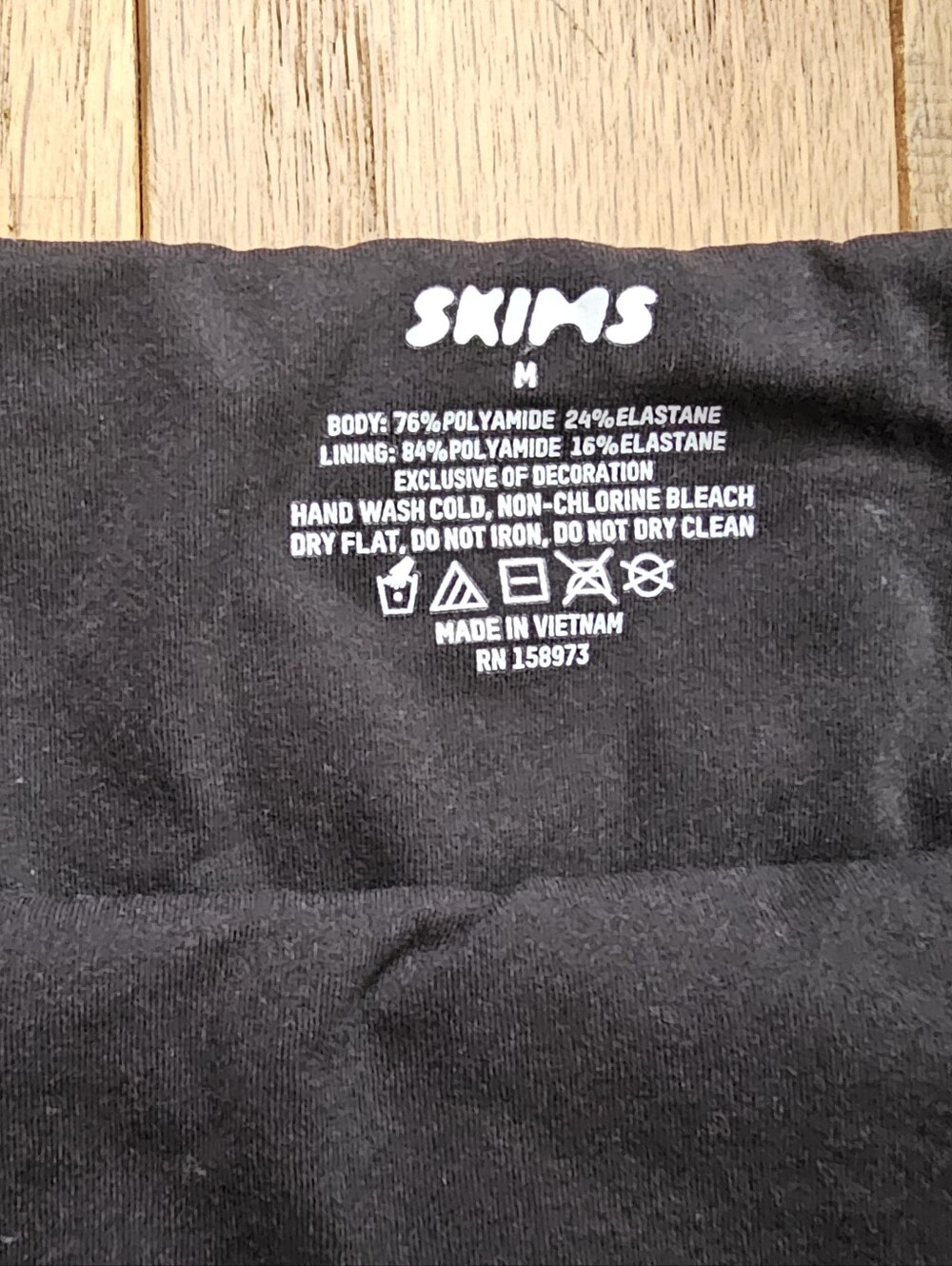 SKIMS Black Bandeau